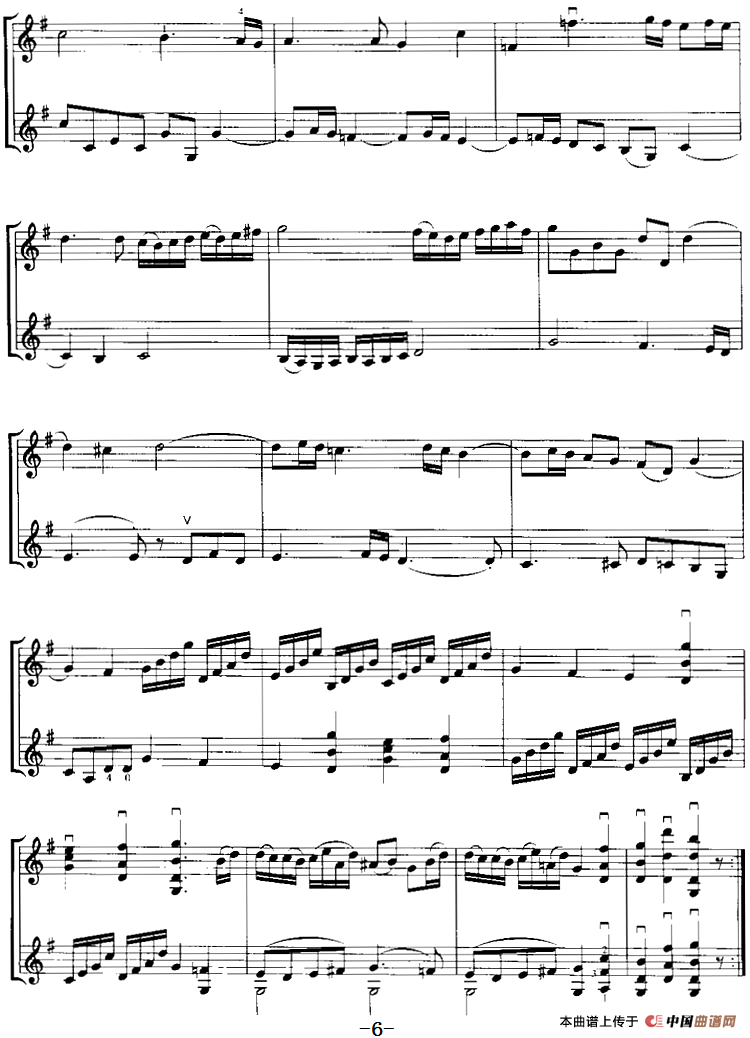 霍曼《小提琴基础教程》选曲：回忆（二重奏）