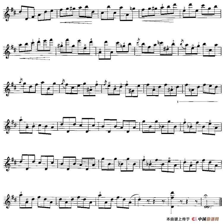 霍曼《小提琴基础教程》选曲：练习曲之二