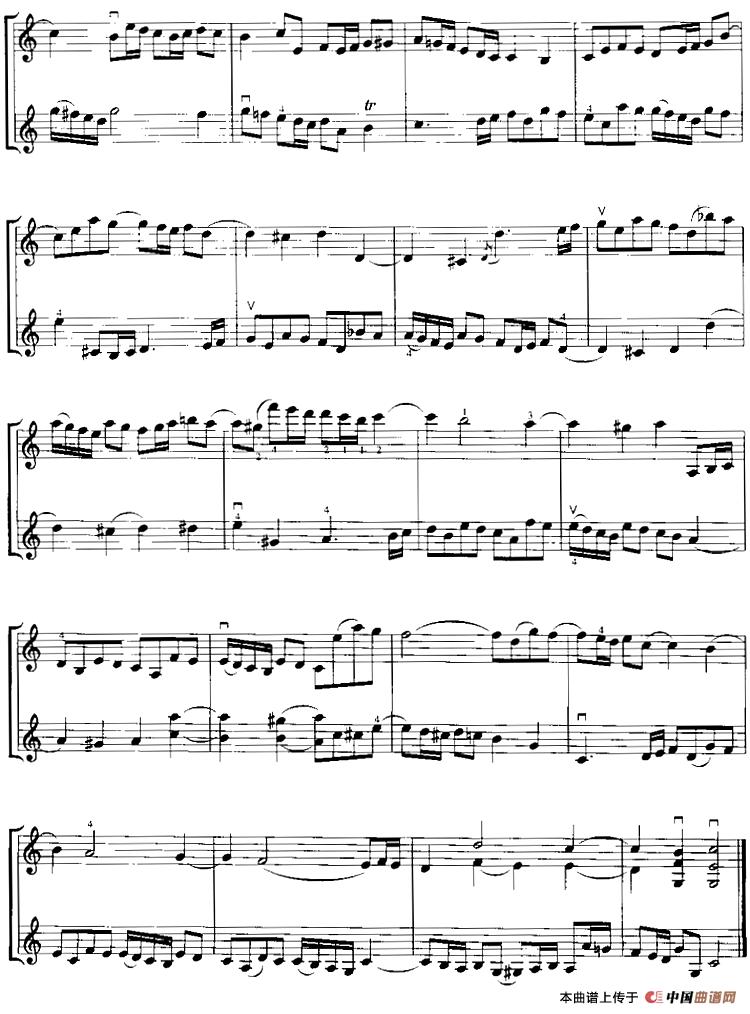 霍曼《小提琴基础教程》选曲：乡村婚礼（二重奏）