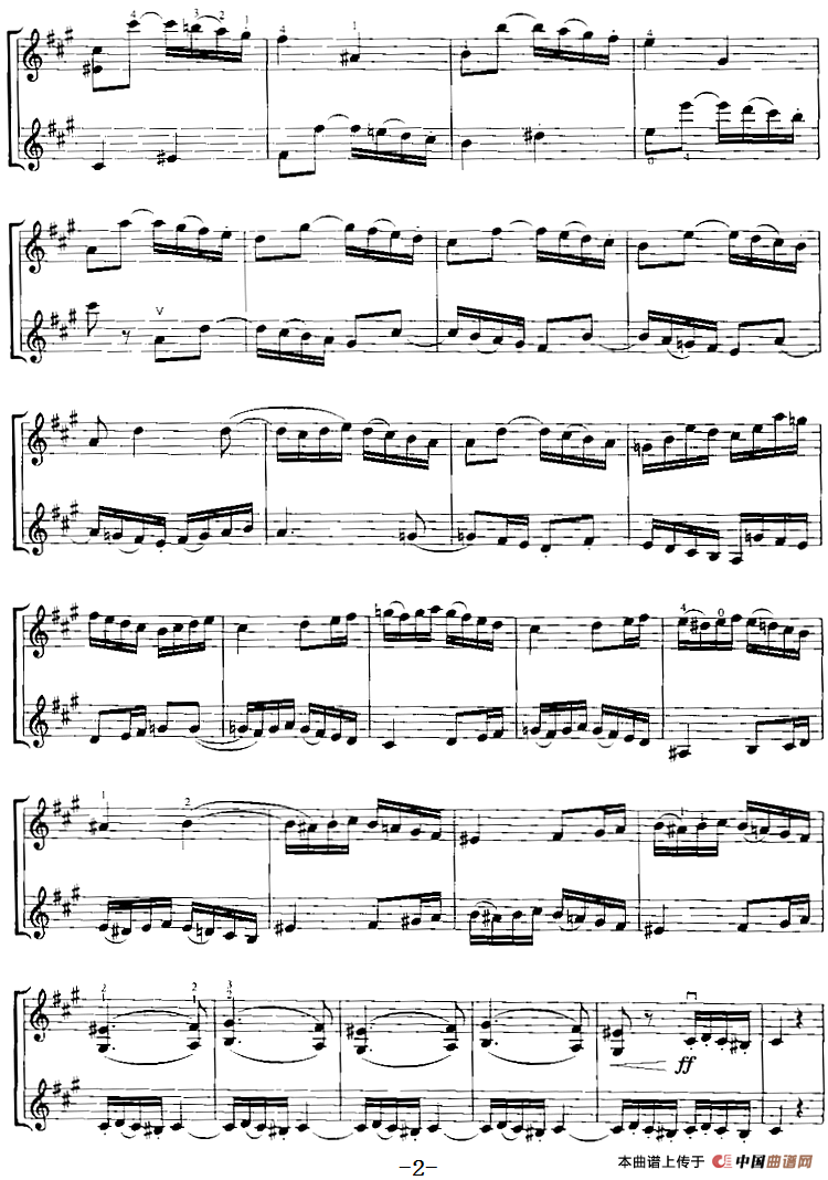 霍曼《小提琴基础教程》选曲：快乐的农夫（二重奏）