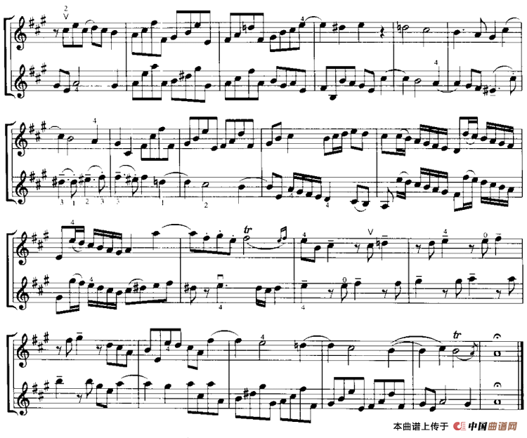 霍曼《小提琴基础教程》选曲：游戏（二重奏）