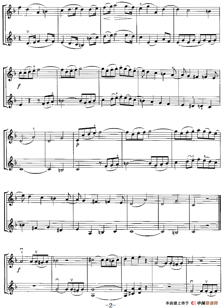 霍曼《小提琴基础教程》选曲：乡间的一天（二重奏）