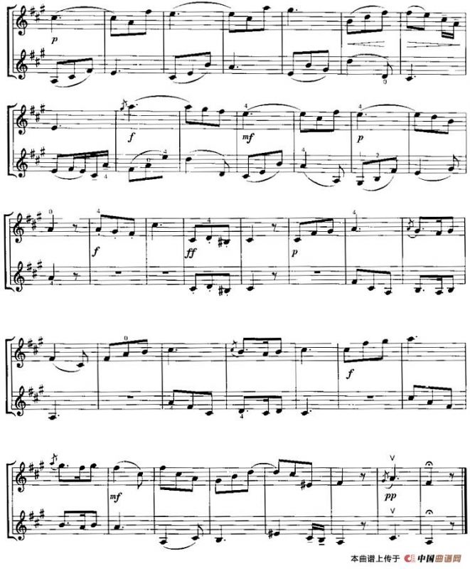 霍曼《小提琴基础教程》选曲：春日牧歌（二重奏）