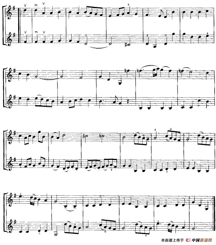 霍曼《小提琴基础教程》选曲：游园（二重奏）