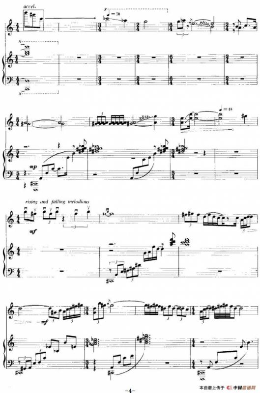 移动的终点（小提琴+钢琴伴奏）