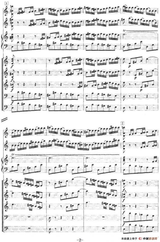 Concerto grosso No. 3（弦乐重奏总谱）