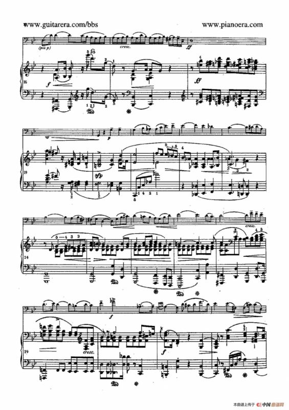 Sonata for Cello and Piano in g Minor Op.65（g小调大提琴奏鸣曲·大提琴+钢琴）