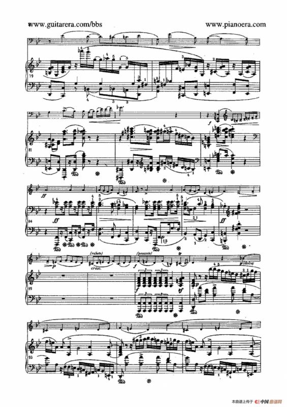 Sonata for Cello and Piano in g Minor Op.65（g小调大提琴奏鸣曲·大提琴+钢琴）