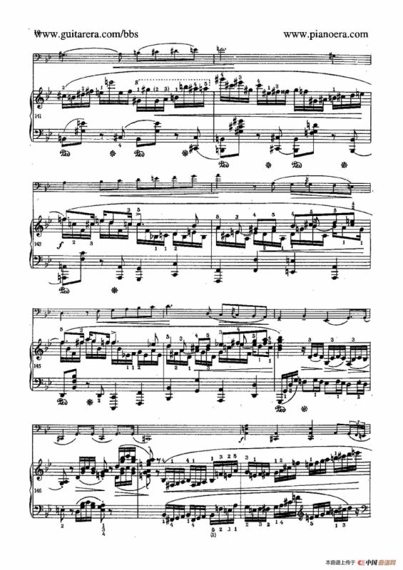 Sonata for Cello and Piano in g Minor Op.65（g小调大提琴奏鸣曲·大提琴+钢琴）