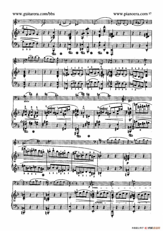 Sonata for Cello and Piano in g Minor Op.65（g小调大提琴奏鸣曲·大提琴+钢琴）