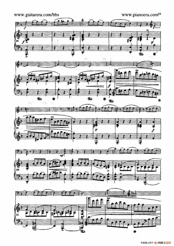 Sonata for Cello and Piano in g Minor Op.65（g小调大提琴奏鸣曲·大提琴+钢琴）