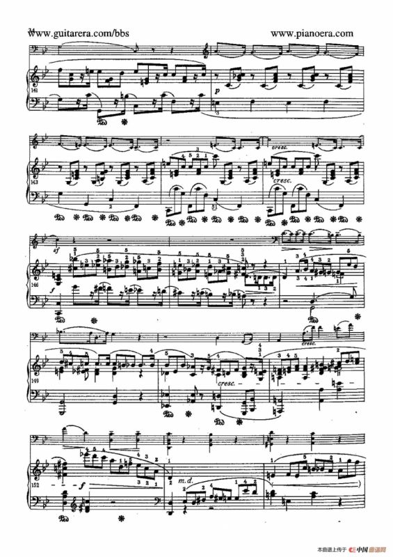 Sonata for Cello and Piano in g Minor Op.65（g小调大提琴奏鸣曲·大提琴+钢琴）