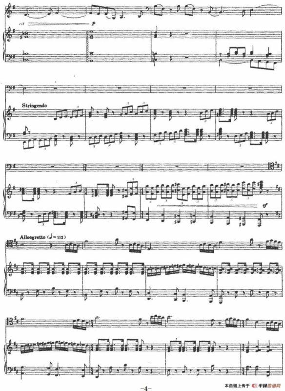 马头琴的传说（大提琴+钢琴伴奏）