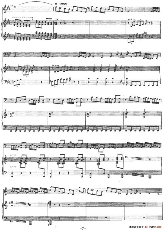 马头琴的传说（大提琴+钢琴伴奏）