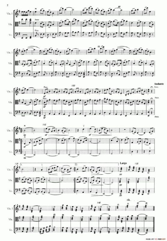 诺恩吉雅随想（弦乐三重奏）