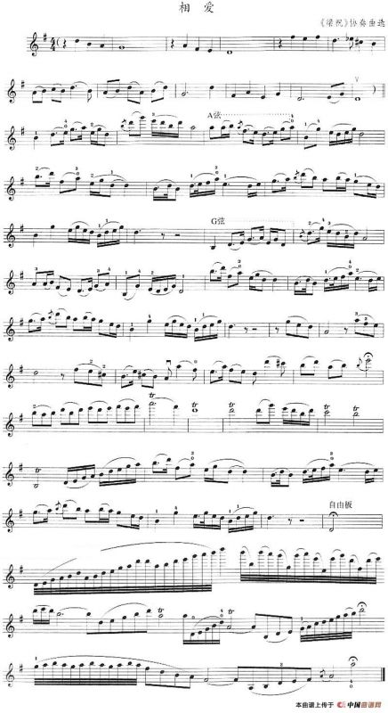 相爱（《梁祝》协奏曲选）