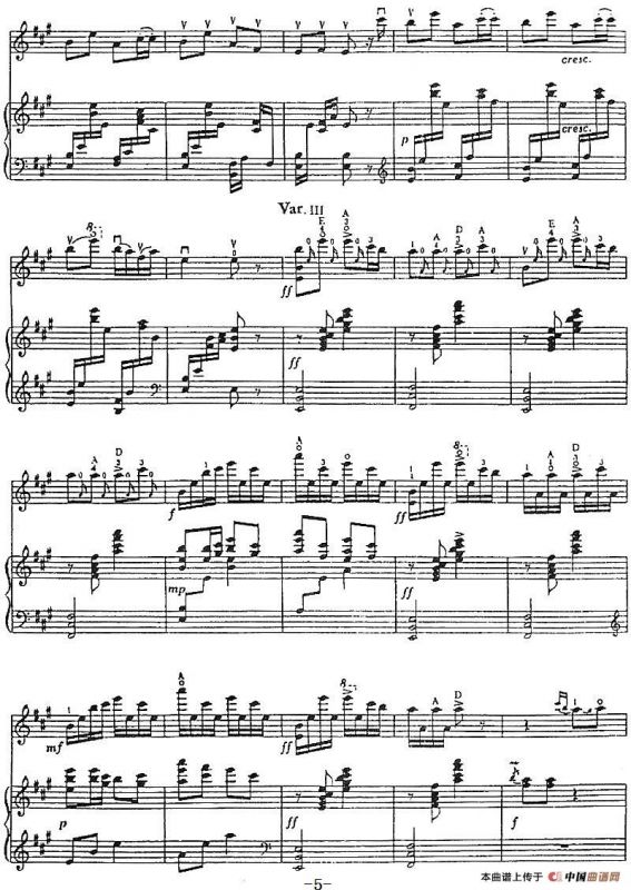 喜相逢（小提琴+钢琴伴奏）