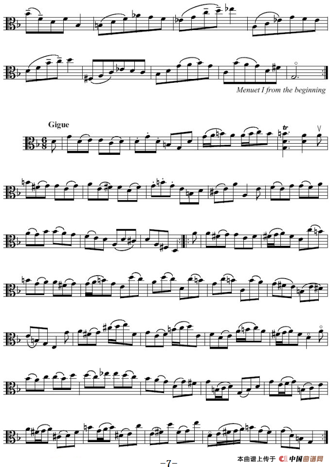 Bach《6 Suites》（巴赫《组曲》、中提琴）