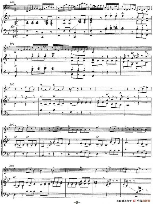 降B大调回旋曲（小提琴+钢琴伴奏）