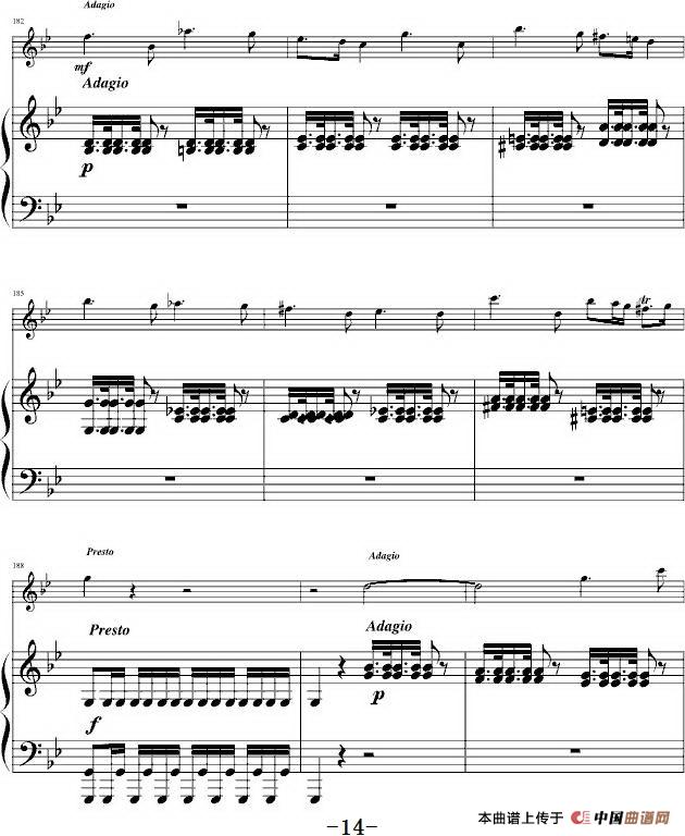 CONCERTO in G minor Summer（G小调协奏曲“夏”、小提琴+钢琴伴奏）