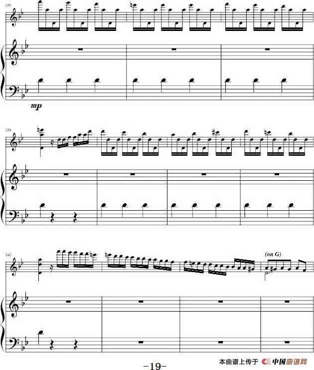 CONCERTO in G minor Summer（G小调协奏曲“夏”、小提琴+钢琴伴奏）