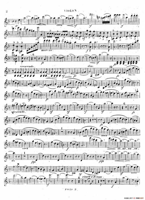 Piano Trio No.1 in d Minor Op.49（d小调第一钢琴三重奏·小提琴独奏版）