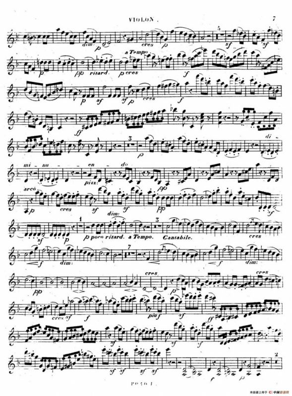 Piano Trio No.1 in d Minor Op.49（d小调第一钢琴三重奏·小提琴独奏版）