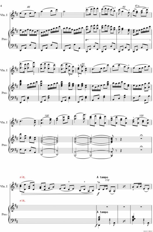 春晓（小提琴齐奏+钢琴伴奏）