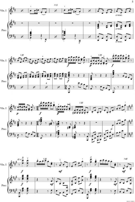 春晓（小提琴齐奏+钢琴伴奏）