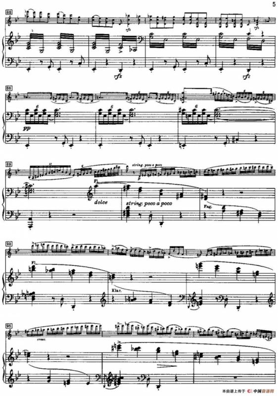 g小调小提琴协奏曲Op.26（I、Vorspiel、小提琴+钢琴伴奏）