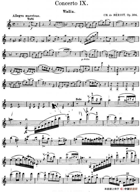 Concerto IX. Op.104（第九小提琴协奏曲Op.104）