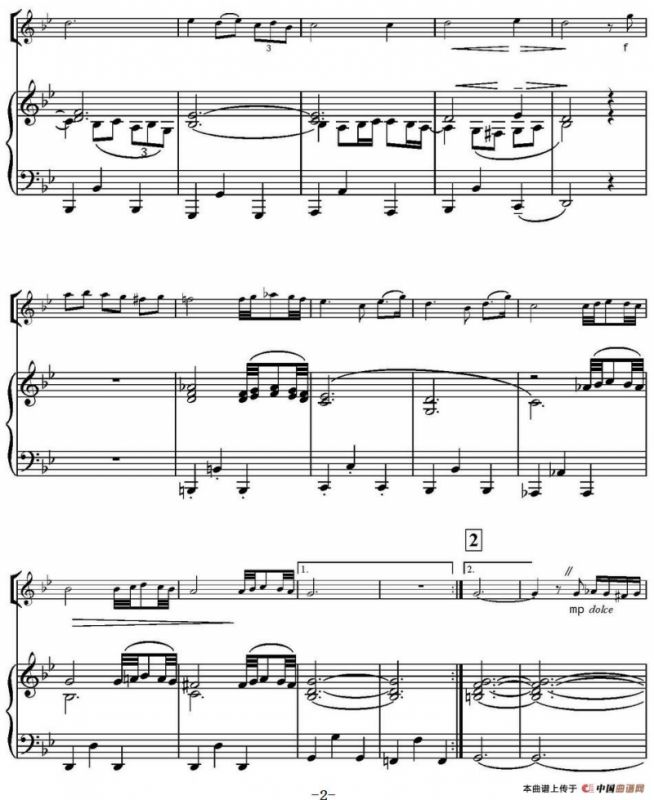 Adagio（G小调柔板、小提琴+钢琴伴奏）