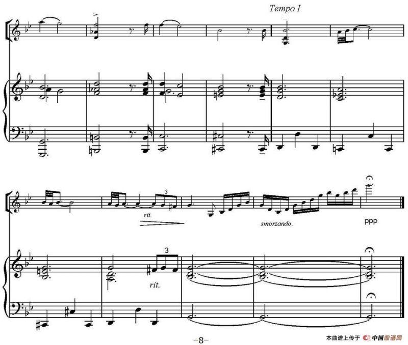 Adagio（G小调柔板、小提琴+钢琴伴奏）