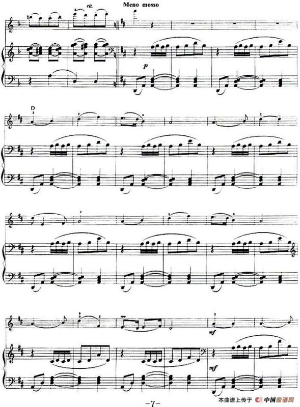 第一回旋曲（Rondo No.1、小提琴+钢琴伴奏）