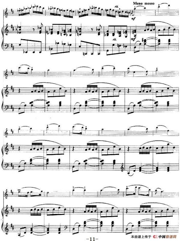 第一回旋曲（Rondo No.1、小提琴+钢琴伴奏）