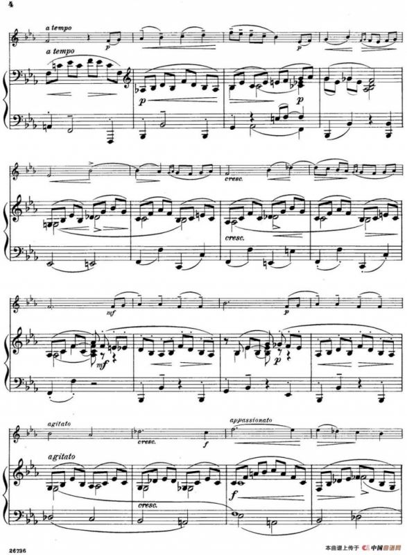 Nuit de Mai（小提琴+钢琴伴奏）