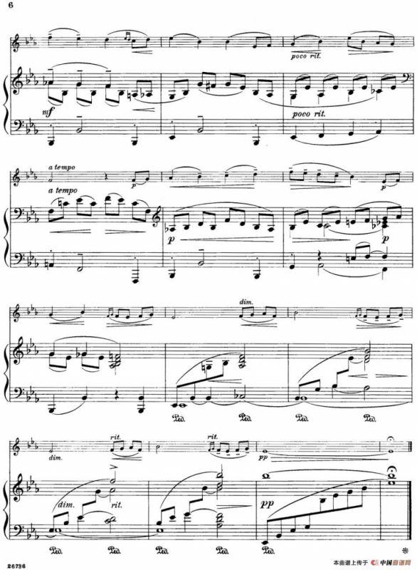 Nuit de Mai（小提琴+钢琴伴奏）