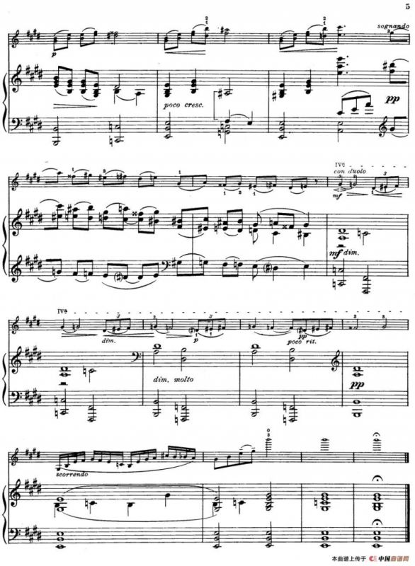 Romance（Mischa Elman作曲版、小提琴+钢琴伴奏）