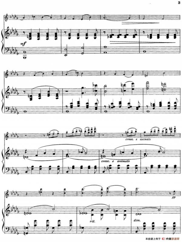 Nur wer die Sehnsucht kennt（小提琴+钢琴伴奏）