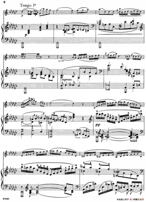 Etude melodique（小提琴+钢琴伴奏）