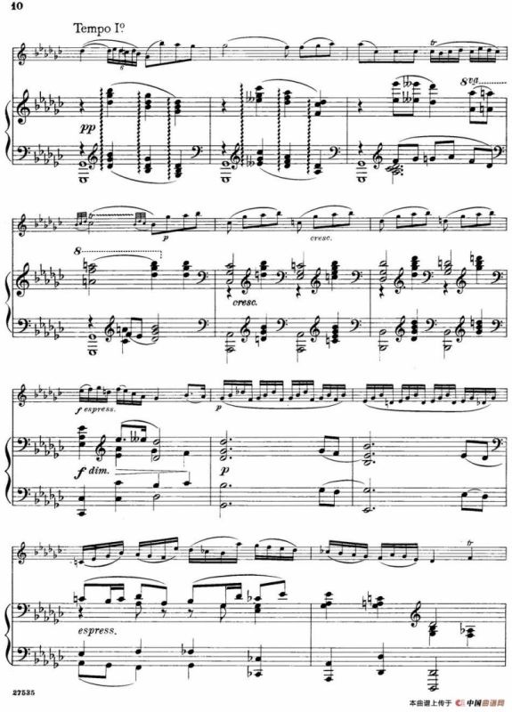 Etude melodique（小提琴+钢琴伴奏）