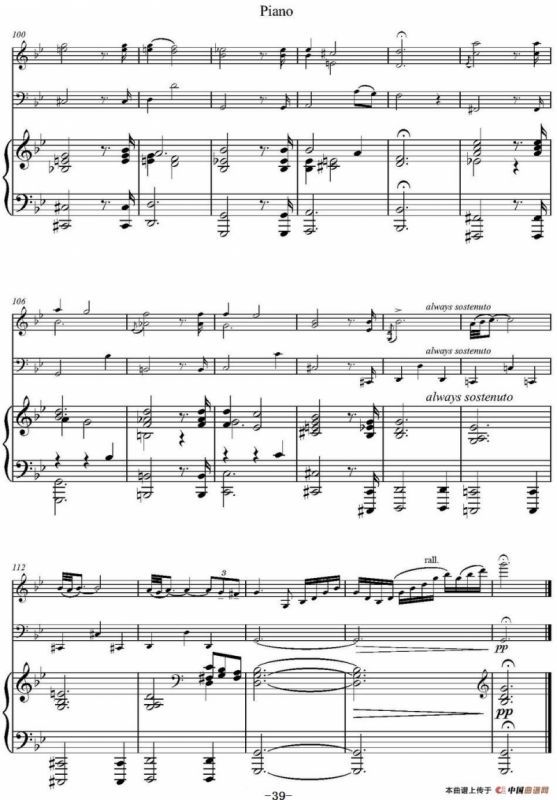 Adagio（小提琴+大提琴+钢琴伴奏、T.Albinoni作曲版）