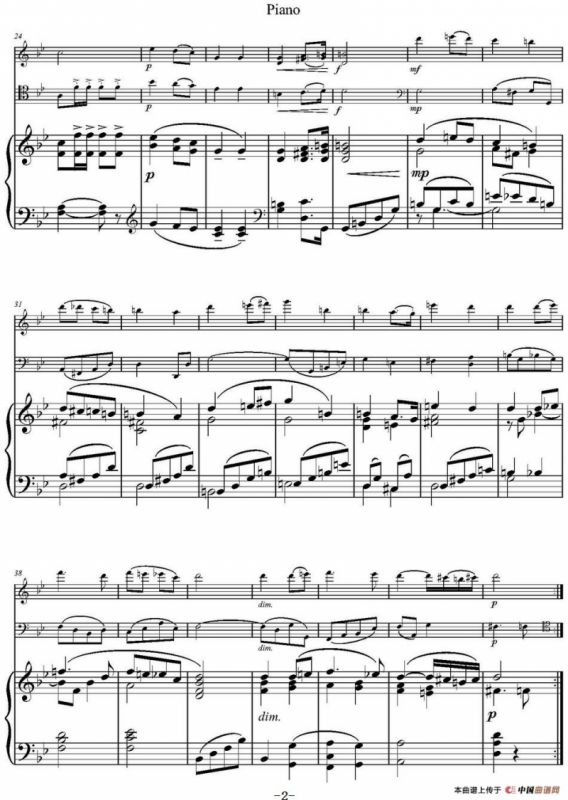 Wedding March（小提琴+大提琴+钢琴伴奏）