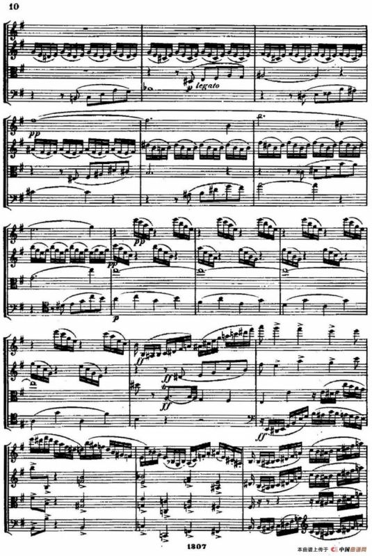 STREICHQUARTETT（E小调弦乐四重奏、I）