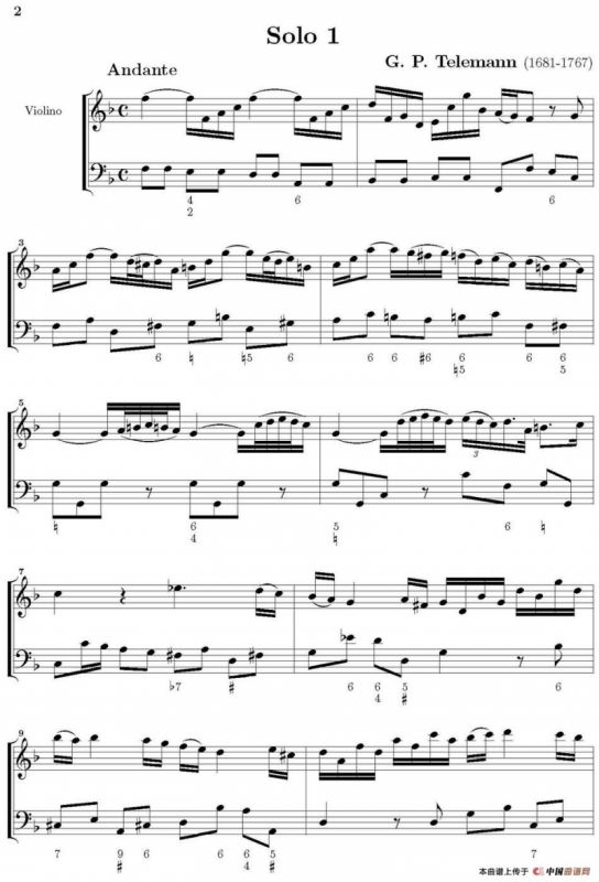 Solo 1（第12小提琴与大提琴二重奏）