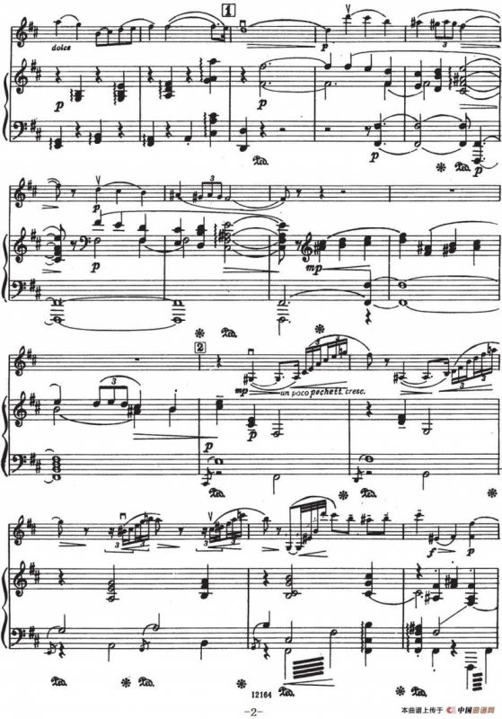 Serenada No.1（小夜曲、小提琴+钢琴伴奏）