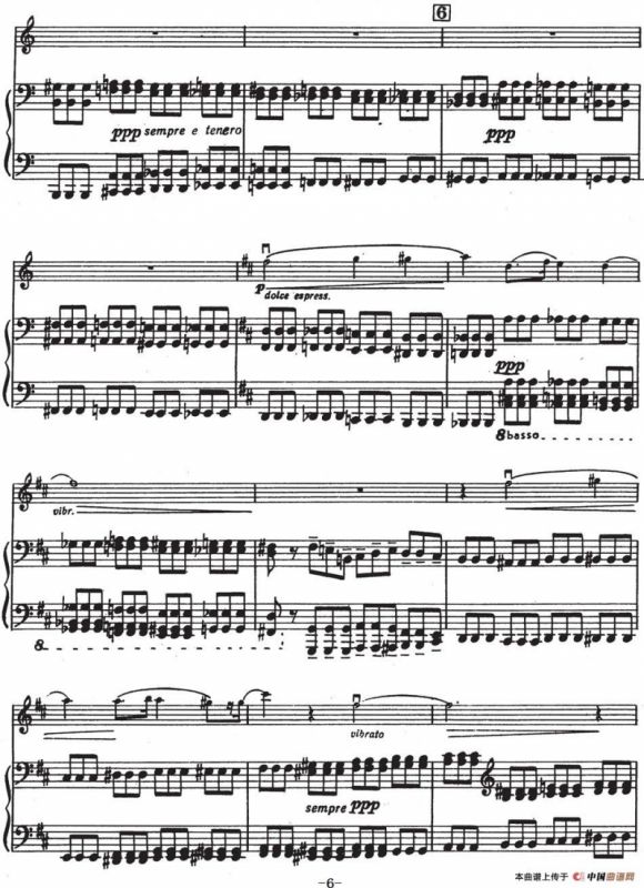 Serenada No.1（小夜曲、小提琴+钢琴伴奏）