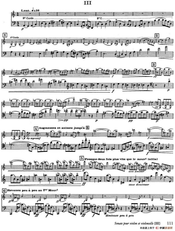 Sonate（小提琴+大提琴）