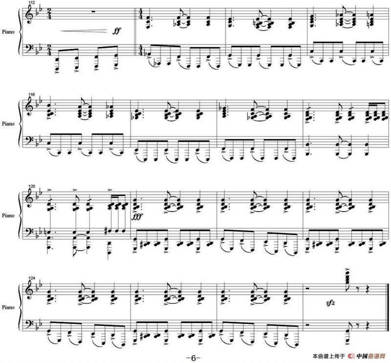 Becha（Spring 春天、钢琴伴奏分谱）