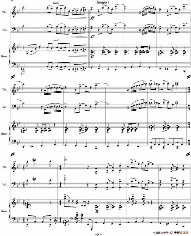 Becha（Spring 春天、小提琴+大提琴+钢琴伴奏）